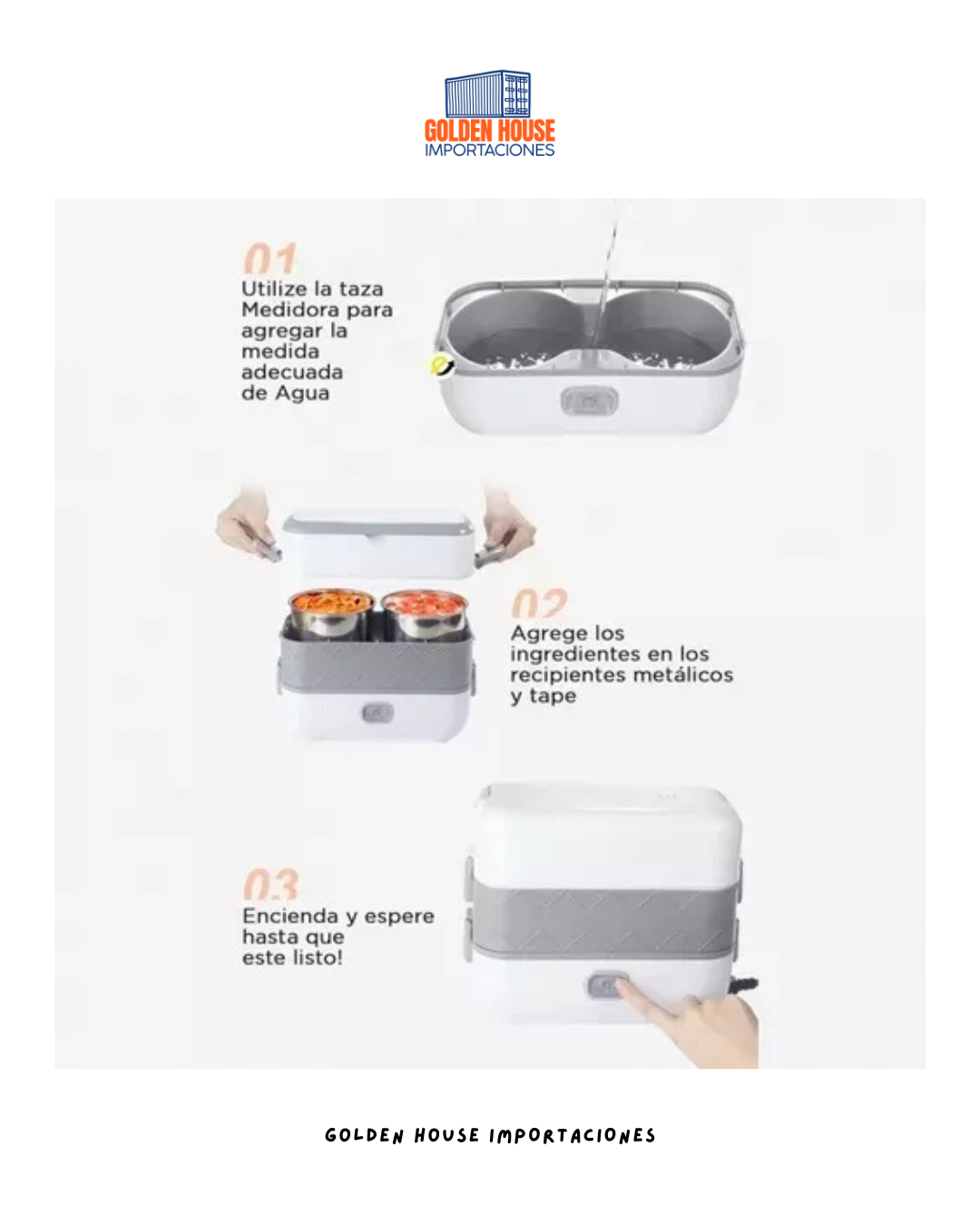 lonchera vaporizadora alimentos