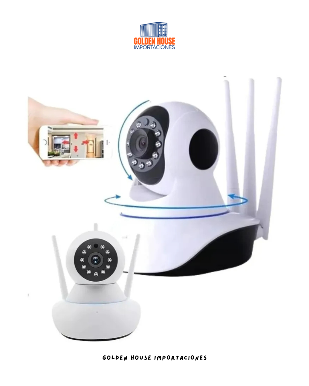 Cámara De Seguridad Wifi Con Resolución Full