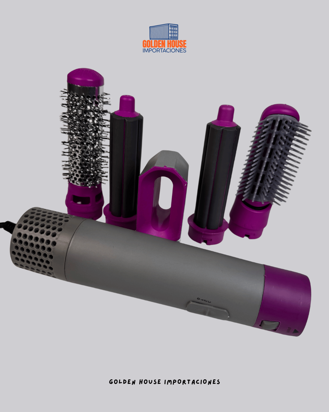 Plancha De Pelo Eléctrica Multifuncional 5 En 1