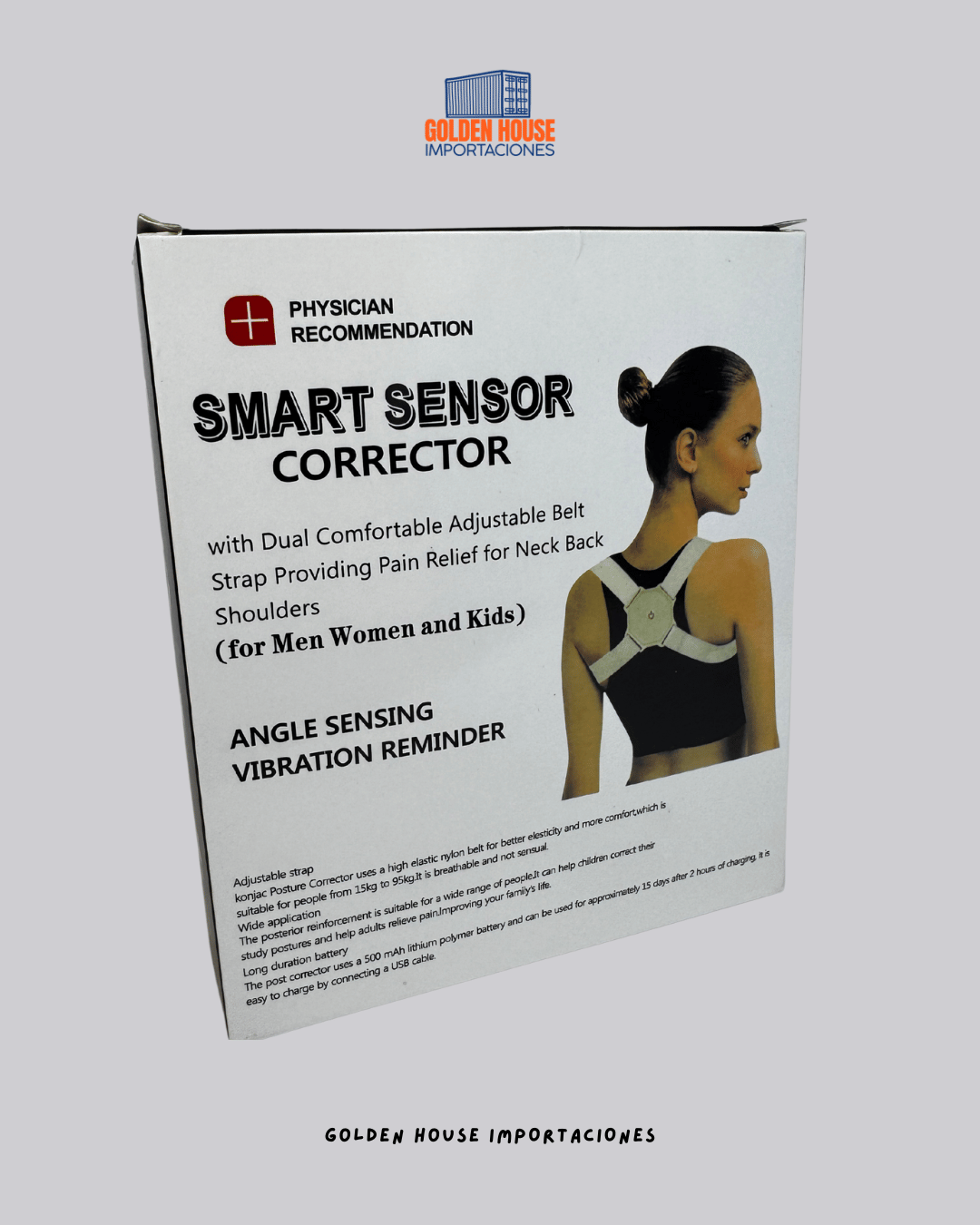 Corrector De Postura Inteligente Adultoniño Con Vibración