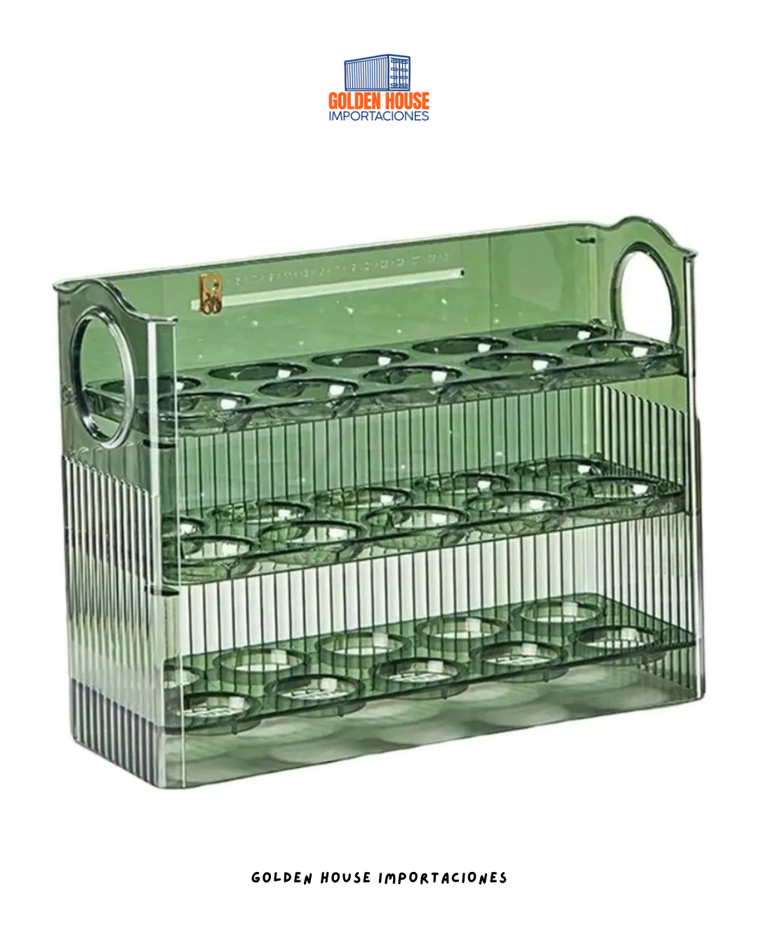 dispensador organizador de huevos