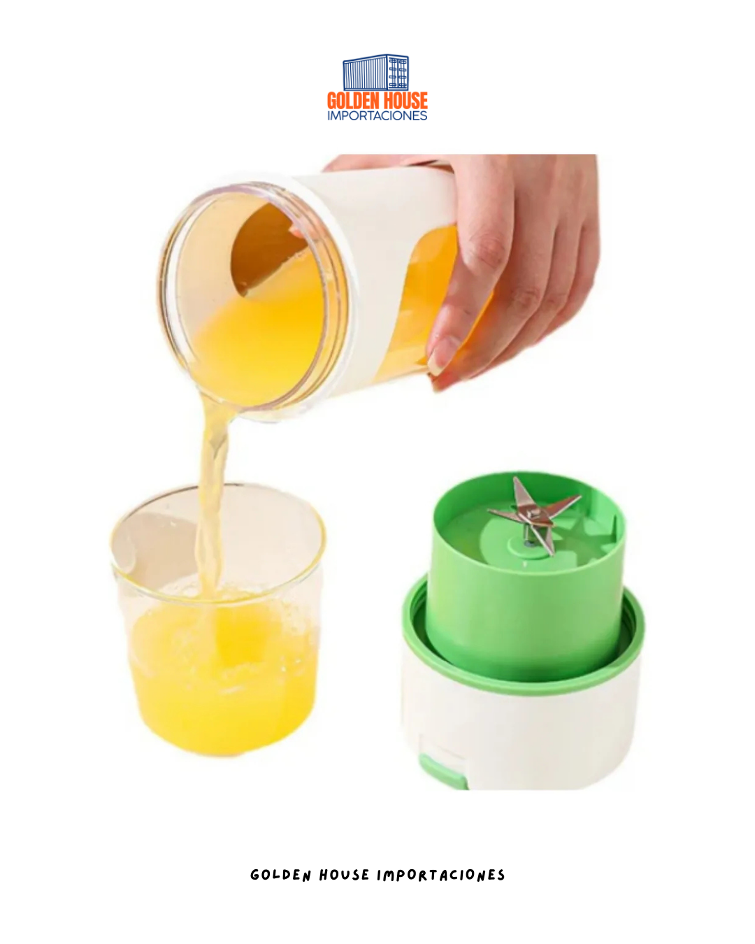 Licuadora Personal Portable Recargable