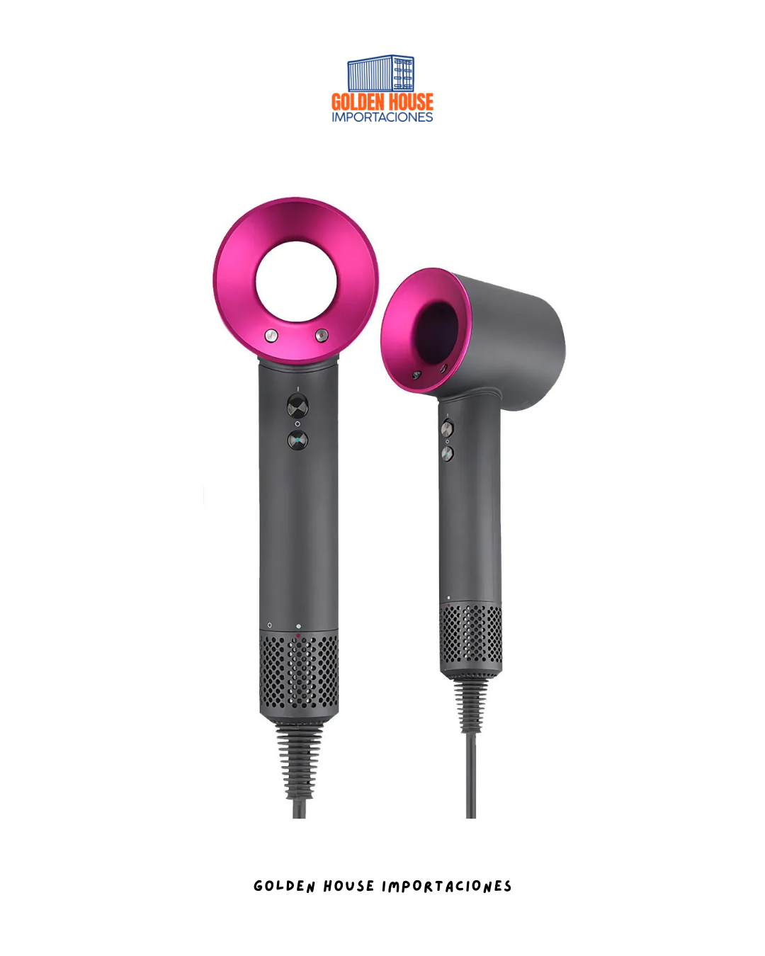 Secador De Cabello Supersonico Moldeador De Cabello Bicolor