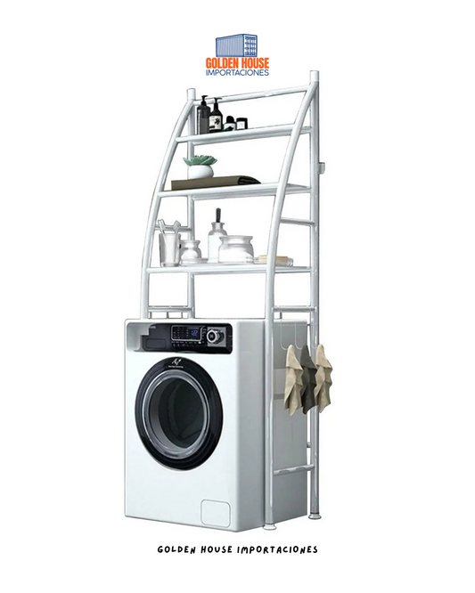 Organizador De Baño Lavadora Estantería Ahorrador De Espacio