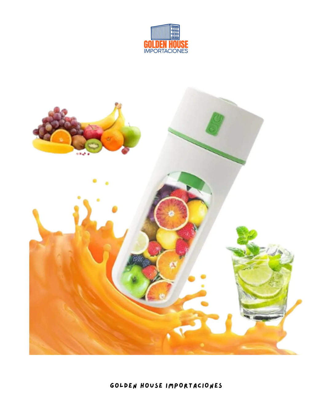 Licuadora Personal Portable Recargable