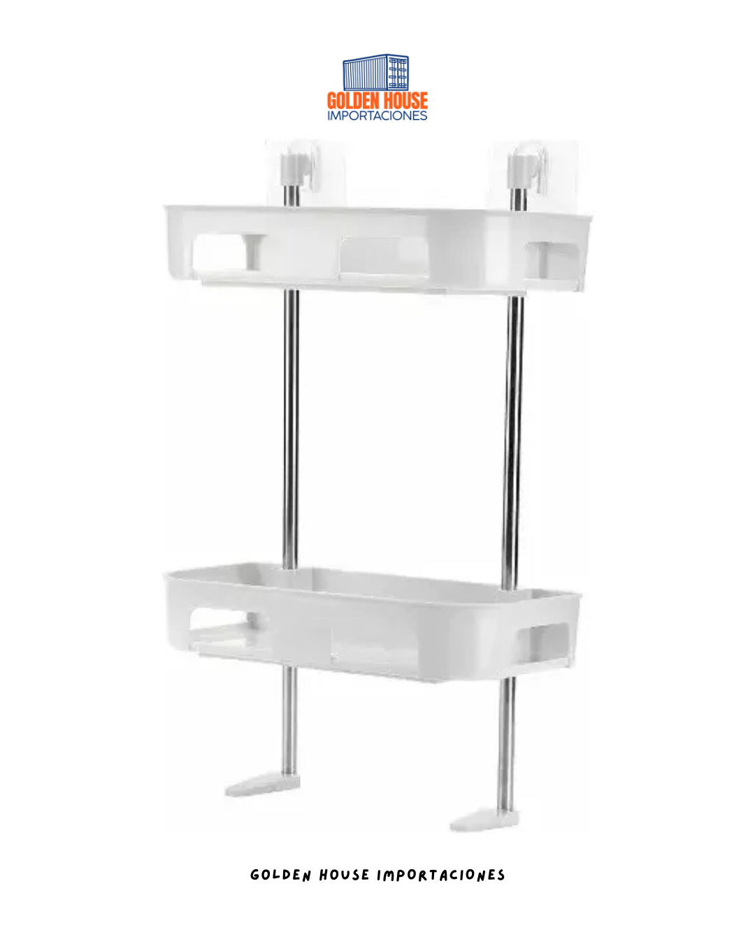 ESTANTERIA 2 NIVELES BAÑO