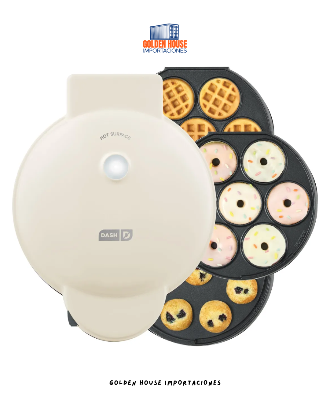 Maquina Para Mini Donas Rosquillas Antiadherente Electrica