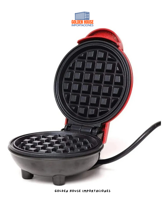 Mini Waflera Repostería Eléctrica Redonda Wafles