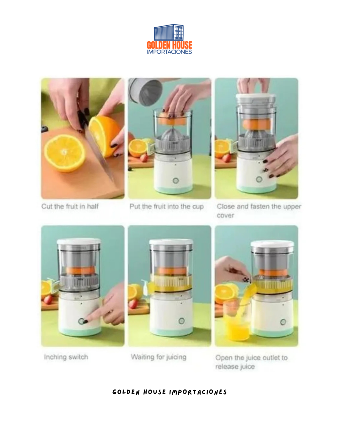 Exprimidor Electrico Recargable, Portatil, Exprimidor De Citrico