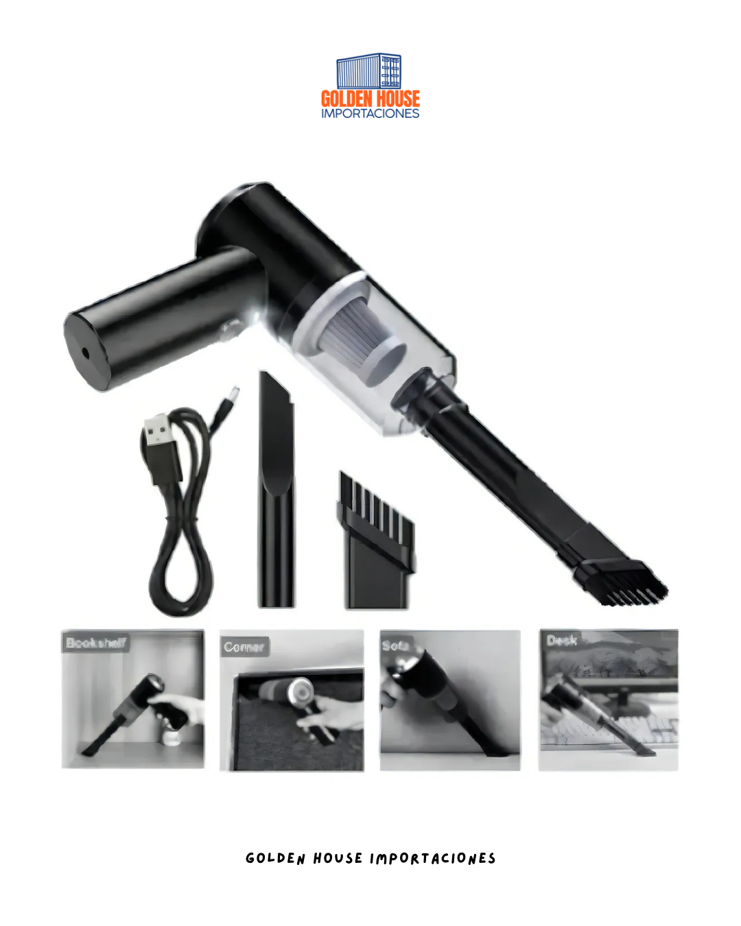 Aspiradora inalámbrica Vertical Automovil 100ml