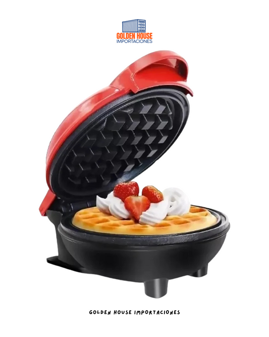 Mini Waflera Repostería Eléctrica Redonda Wafles