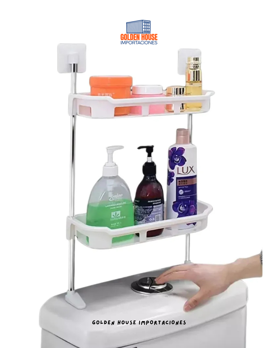 ESTANTERIA 2 NIVELES BAÑO