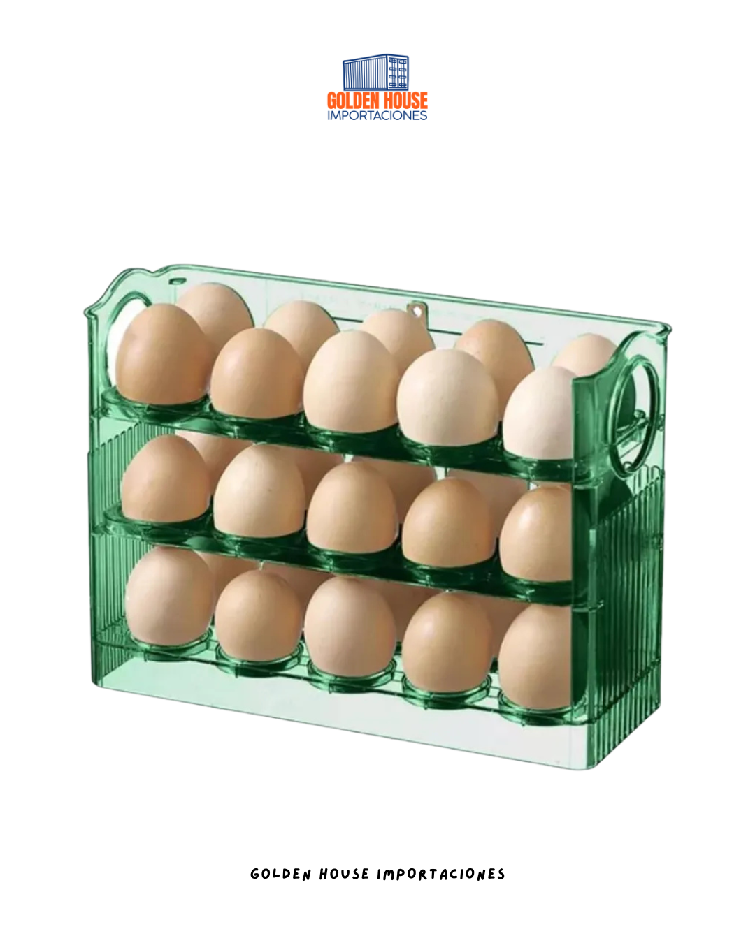 dispensador organizador de huevos