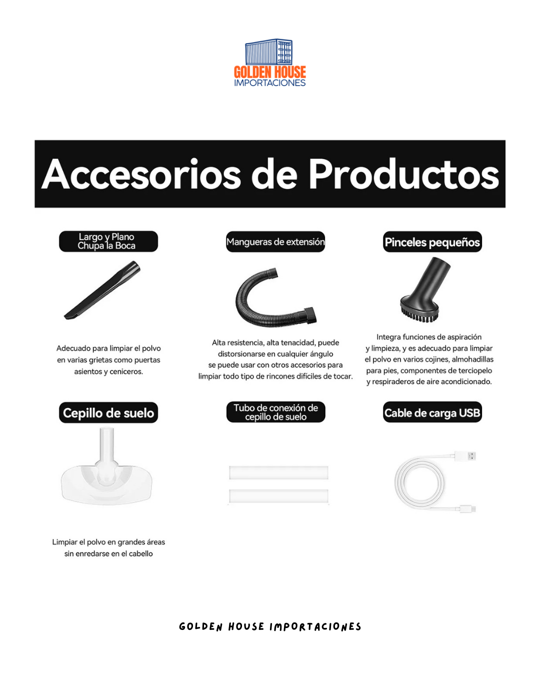 Aspiradora Inalambrica de Mano Portátil Dos En Uno Blanco