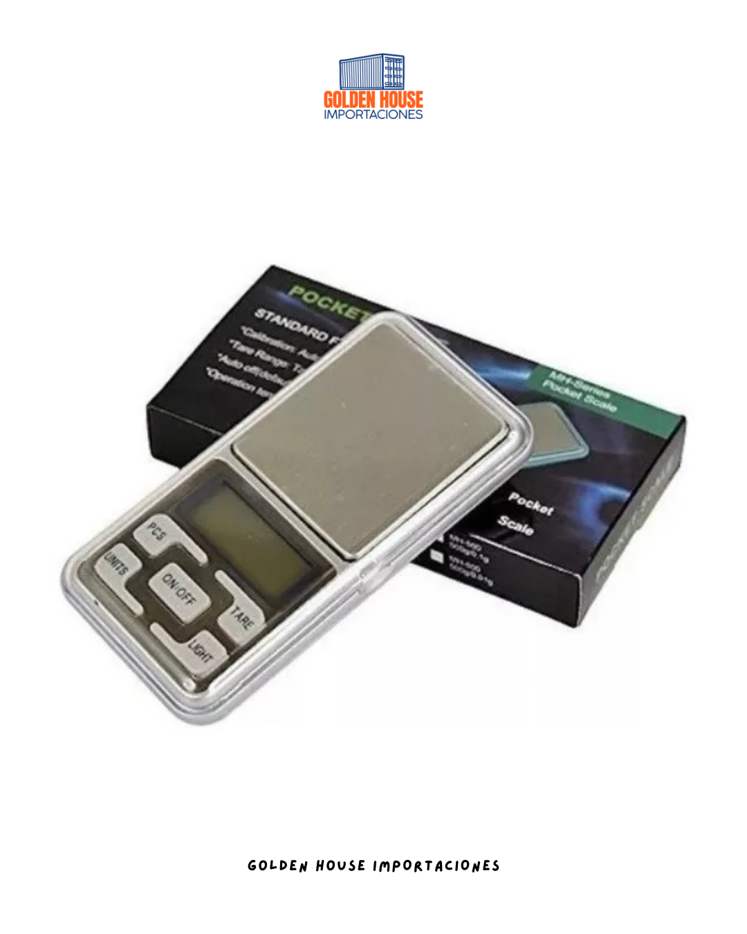 Gramera Balanza Pesa Joyeria Bolsillo 0.01g A 500g Color Gris