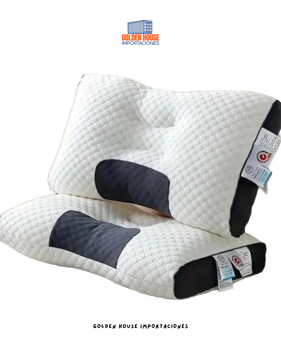 Almohada Memoria Espuma Gel Ortopédica Cervical Regulable