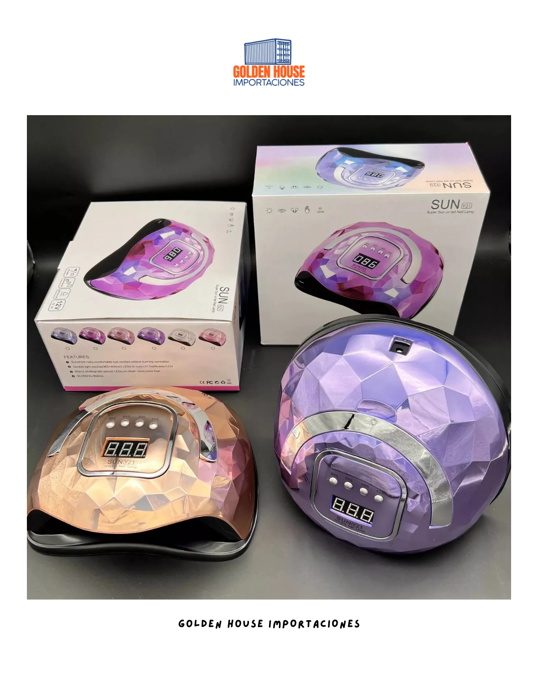 Lampara De Uñas 248w/60 Led Uv/led  Sun Y13