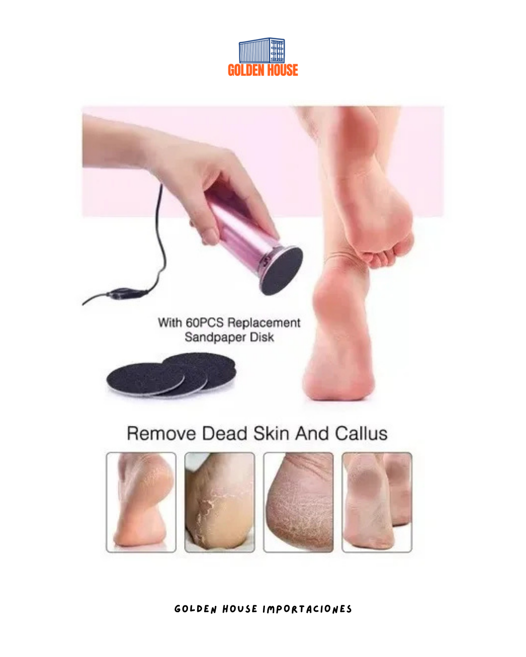 Limadora De Pies Eléctrica Profesional Para Afeitar Callos