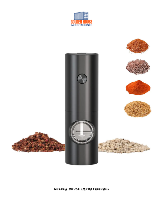 Molino Eléctrico Para Pimienta Sal Especies Cocina Ajustable